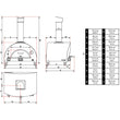 Load image into Gallery viewer, Alfa MODERNO ONE 23-Inch Countertop Gas Pizza Oven FXONE-GRAM-U