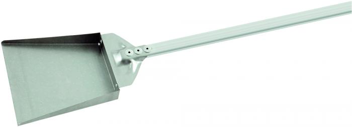 Aluminated steel peel for ashes