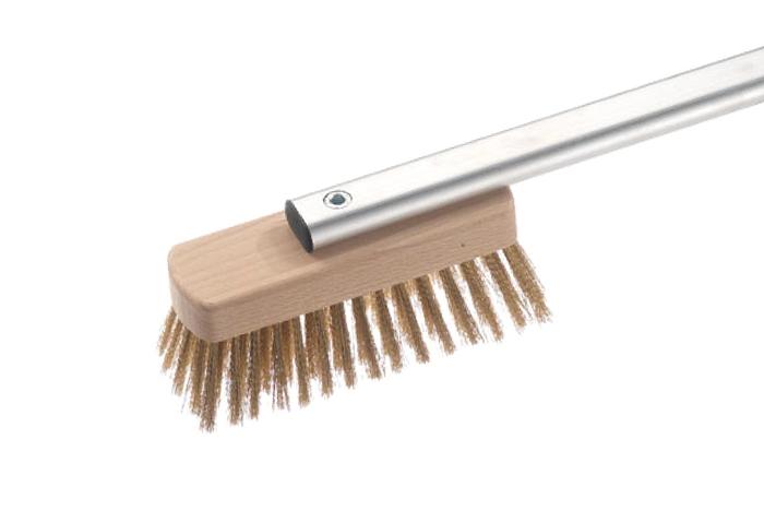 BRUSH BRASS BRISTLES – BLUE HANDLE 47″