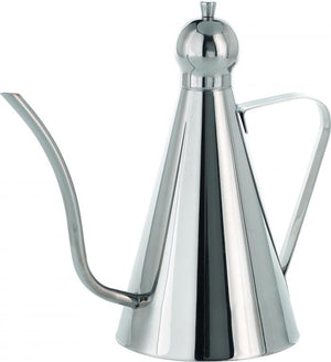 Stainless steel oil can